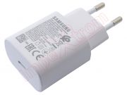 Cargador de viaje blanco EP-TA800 25W , 100-240V 50-60 Hz 0.7A para dispositivos con entrada USB tipo C, en blister